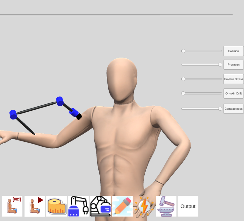 Screenhot of the computational design tool.